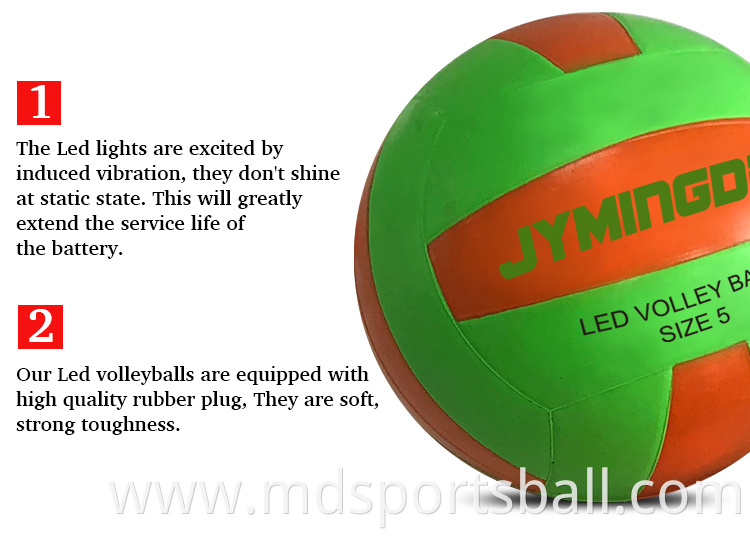 Glow volleyball